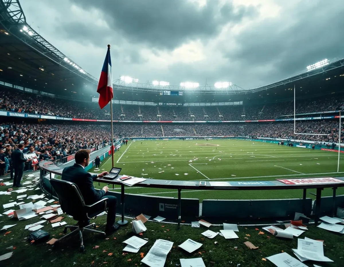 La crise financière qui secoue le rugby français