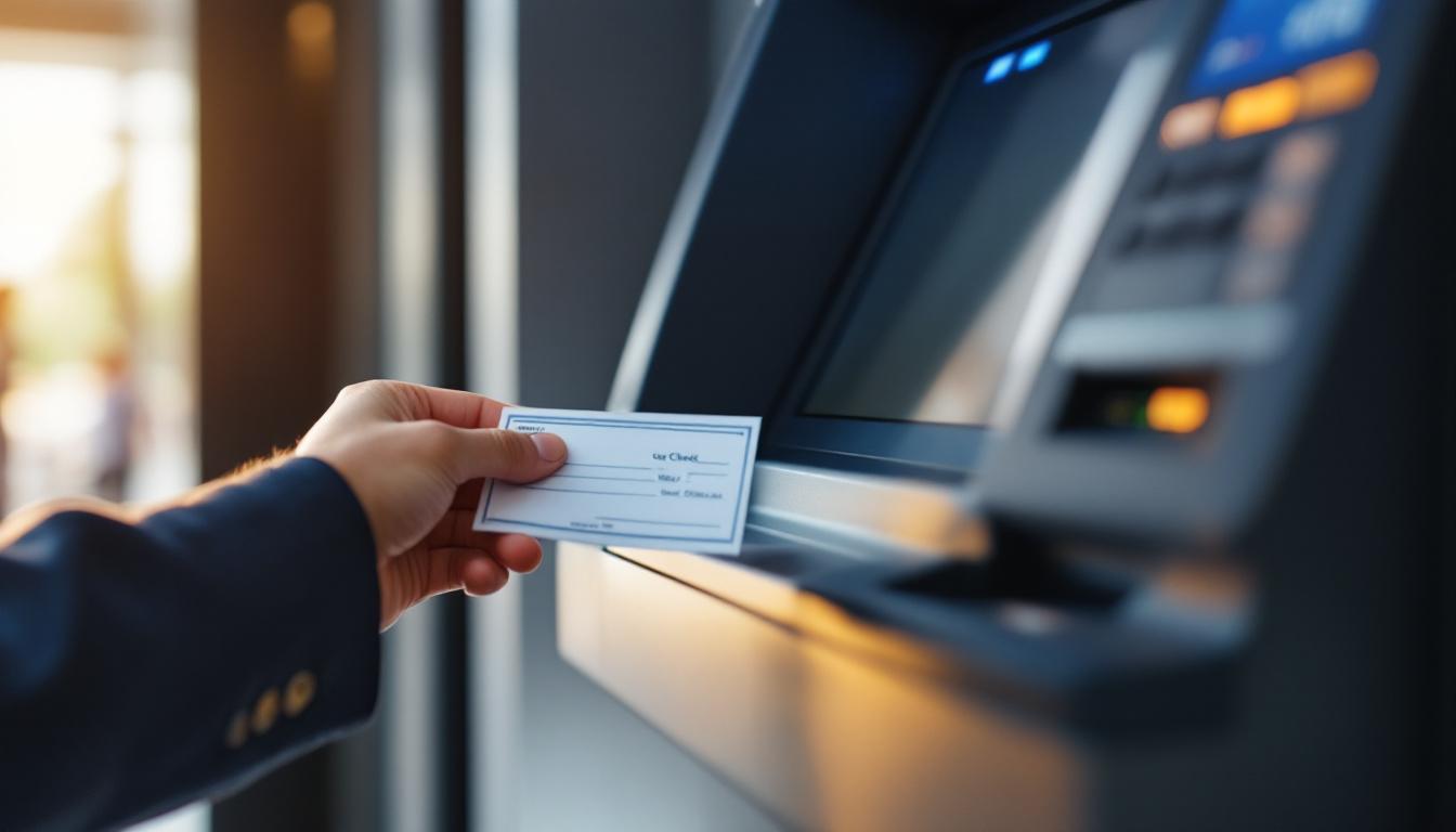 Déposer un chèque au distributeur : horaires et limites 2026